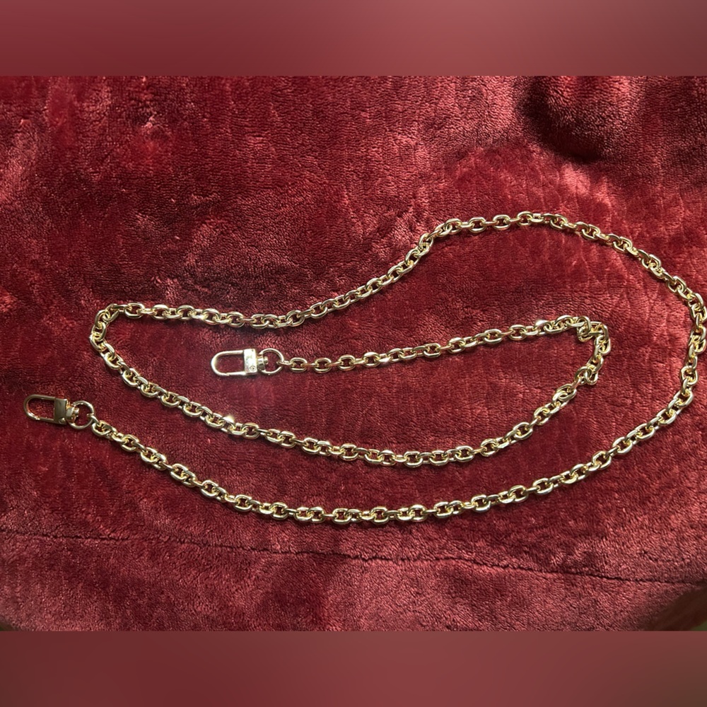 Gold Detachable 46" Replacement Chain For Handbag Crossbody Or Shoulder